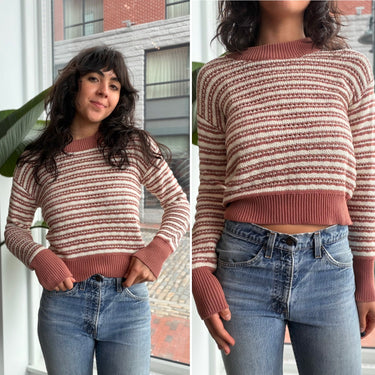 Veronica Beard Bisa Striped Sweater, XSmall