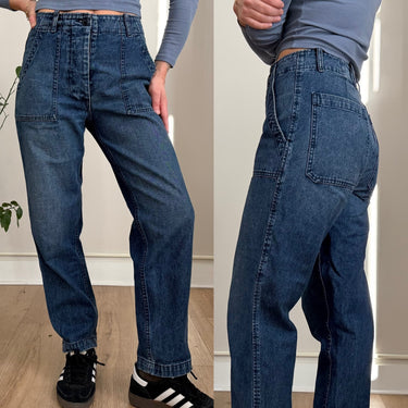 Esby Dark Denim Pants, 8