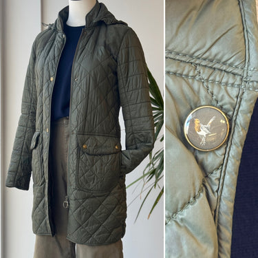 Barbour Greenfinch Quilted Jacket - discoloration, US 4