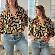 The Great The Tale Top in Floral Print Blouse, 0 / XSmall