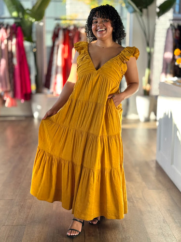La Ligne Anais Dress in Dijon, XLarge