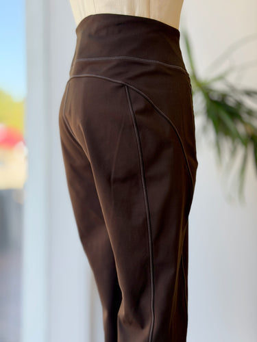 Quince Chocolate Fleece Lined Joggers, Small
