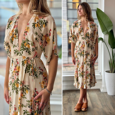 Reformation NWT Karen Wrap Dress, XSmall