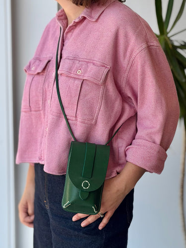 Immodest Cotton NEW Mini Sling Bag in Green - retail 230