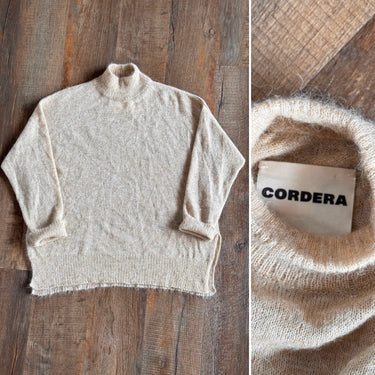 Cordera Baby Alpaca Turtleneck Sweater, No Tag / Small - Medium