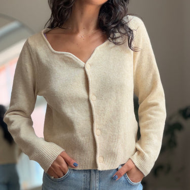 MNG Oat Cardigan, medium