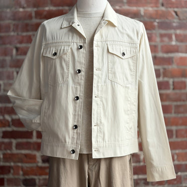 Todd Snyder Denim Eisenhower Jacket in Stone retail $298, Men's Medium
