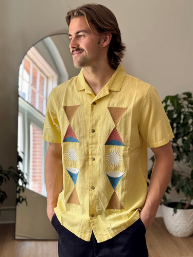 Roark Hemd Gonzo Shirt in Sunbeam, Men's Large