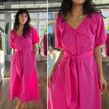 Mara Hoffman Alora Dress in Pink, Small