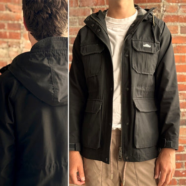 Penfield Black 80/20 Parka, Small