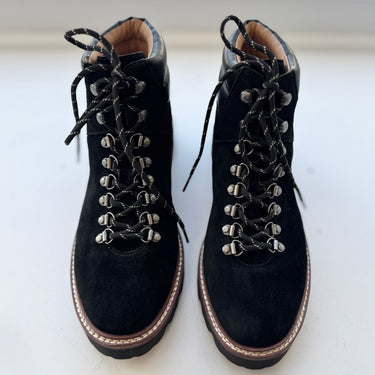 Madewell Citywalk Lugsole Hiker Boots in Black, 9