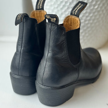 Blundstone Black Heeled Chelsea Boots- as is, general wear, US 9.5