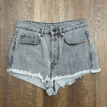 Raey Grey Cut Off Shorts, 24