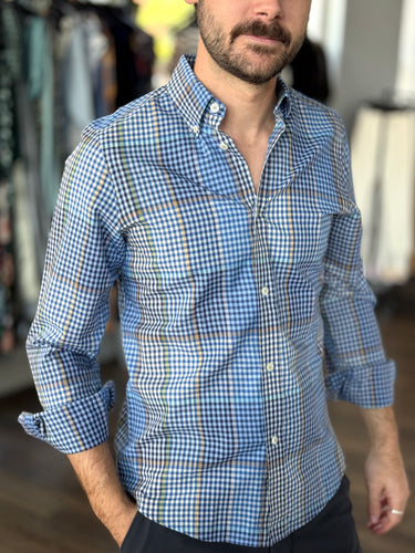 Ben Sherman Gingham Shirt Factory Shirt, Men's XSmall