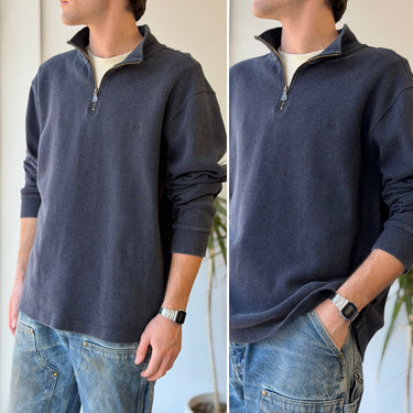 Rodd & Gunn Navy Quarter Zip Sweatshirt Pullover, Men's XLarge