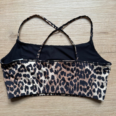 Ganni Leopard Sportsbra, Medium