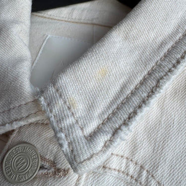 Mother The Buckle Bunny Bruiser Denim Jacket in Natural, Small