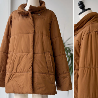 Lilla P Camel Puffer Jacket, Medium
