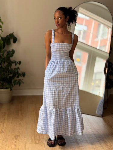 Hill House Blue Gingham Dress, XXSmall