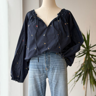 The Great Posey Top Floral Embroidered Blouse, 1 / Small