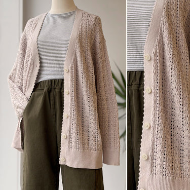 Wilfred NWT Reverence Cardigan in Vin Gris, Large