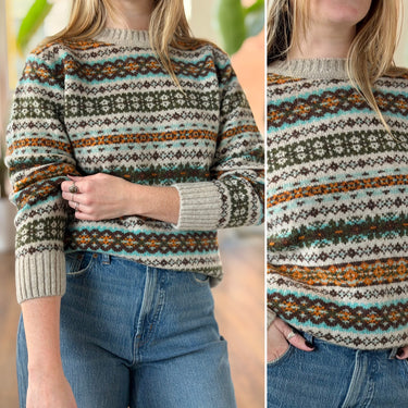 Seawall NWT All Over Fair Isle Sweater, Medium