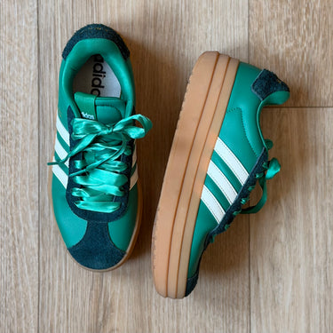 Adidas Green Platform Sneakers, 6