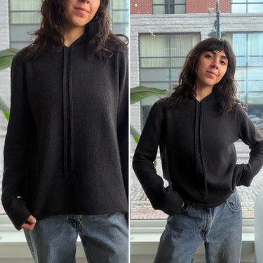 Lauren Manoogian Charcoal Hooded Sweater, 2