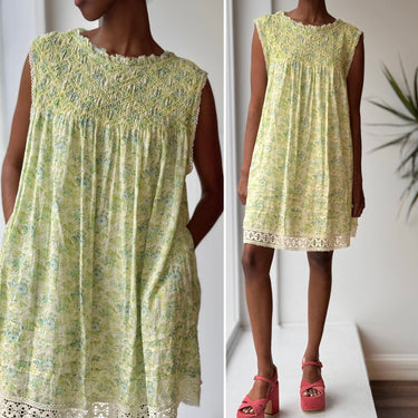 Free People NWT Shea Floral Mini Dress, Small