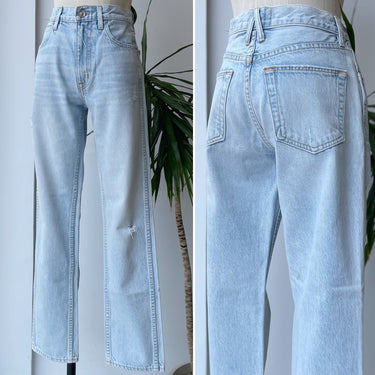 Slvrlake  Virigina Slim in Light Wash , 26