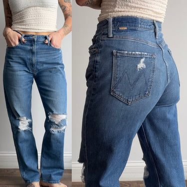 Mother High Waist Study Hover Jeans, 29