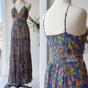 VERB Insia Blue Floral Dress, 10
