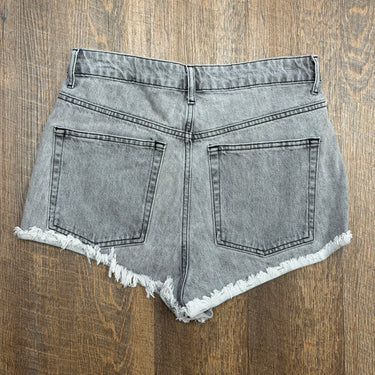 Raey Grey Cut Off Shorts, 24