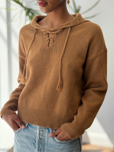 Nili Lotan Gloria Sweater in Camel, XSmall