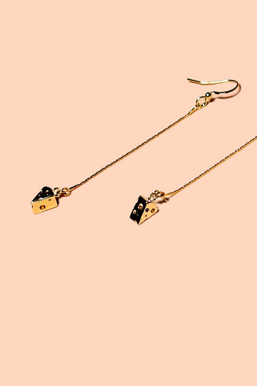 Slice O' Life Earring - 18K Gold Plated