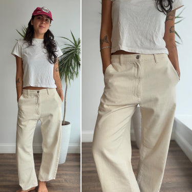 Road To Knowhere Wide Leg Pants in Ecru, 6