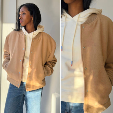 Xirena Braidy Jacket in Warm Camel, Small