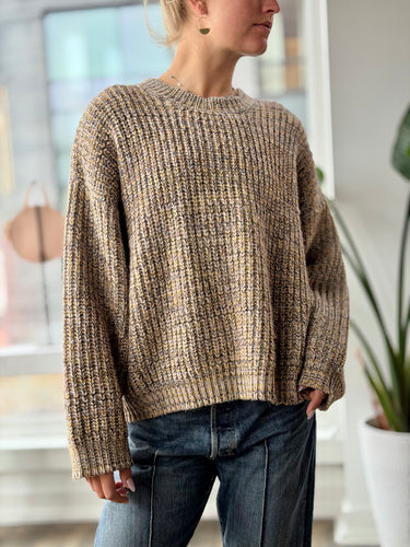 The Great Chunky Ribbed Crewneck Sweater, 2/Medium