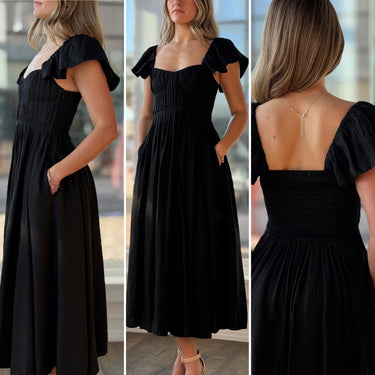 La Ligne Flavia Dress in Black, XSmall