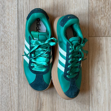 Adidas Green Platform Sneakers, 6