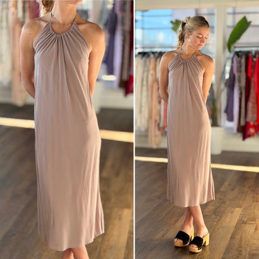 Toit Volant Halter Dress, Large