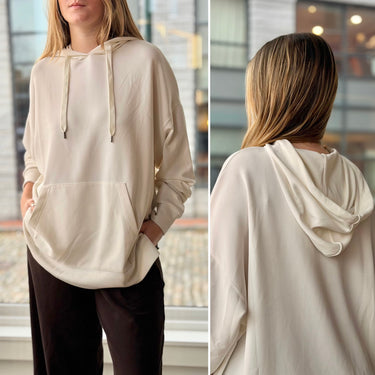 Oysho Cream Hoodie, Large