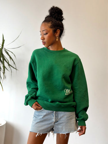 Madhappy x Madeo Ristorante Green Crewneck Sweatshirt, Small