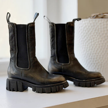 A.S. 98 Hershell Chunky Heel Boots, 37