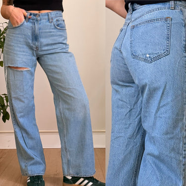 Abercrombie & Fitch Loose Fit High Rise Jeans, 28