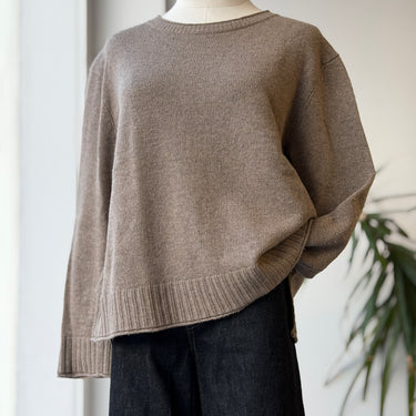 Jenni Kayne Everyday Sweater in Brown, XSmall
