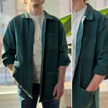 Quaker Marine Supply French Man's Work Coat, Men's XLarge