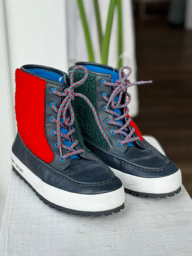 Tory Burch Sport Quilted Snow Boots, 8