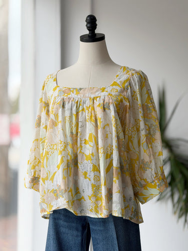Apiece Apart Zinnia Yellow Top, Medium