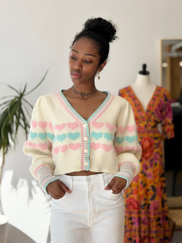 Love Shack Fancy Buena Cardigan, Large
